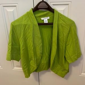 Lime green shrug